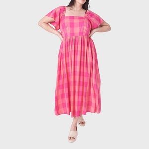 Lane Bryant Flutter Sleeve Tie Back Dress